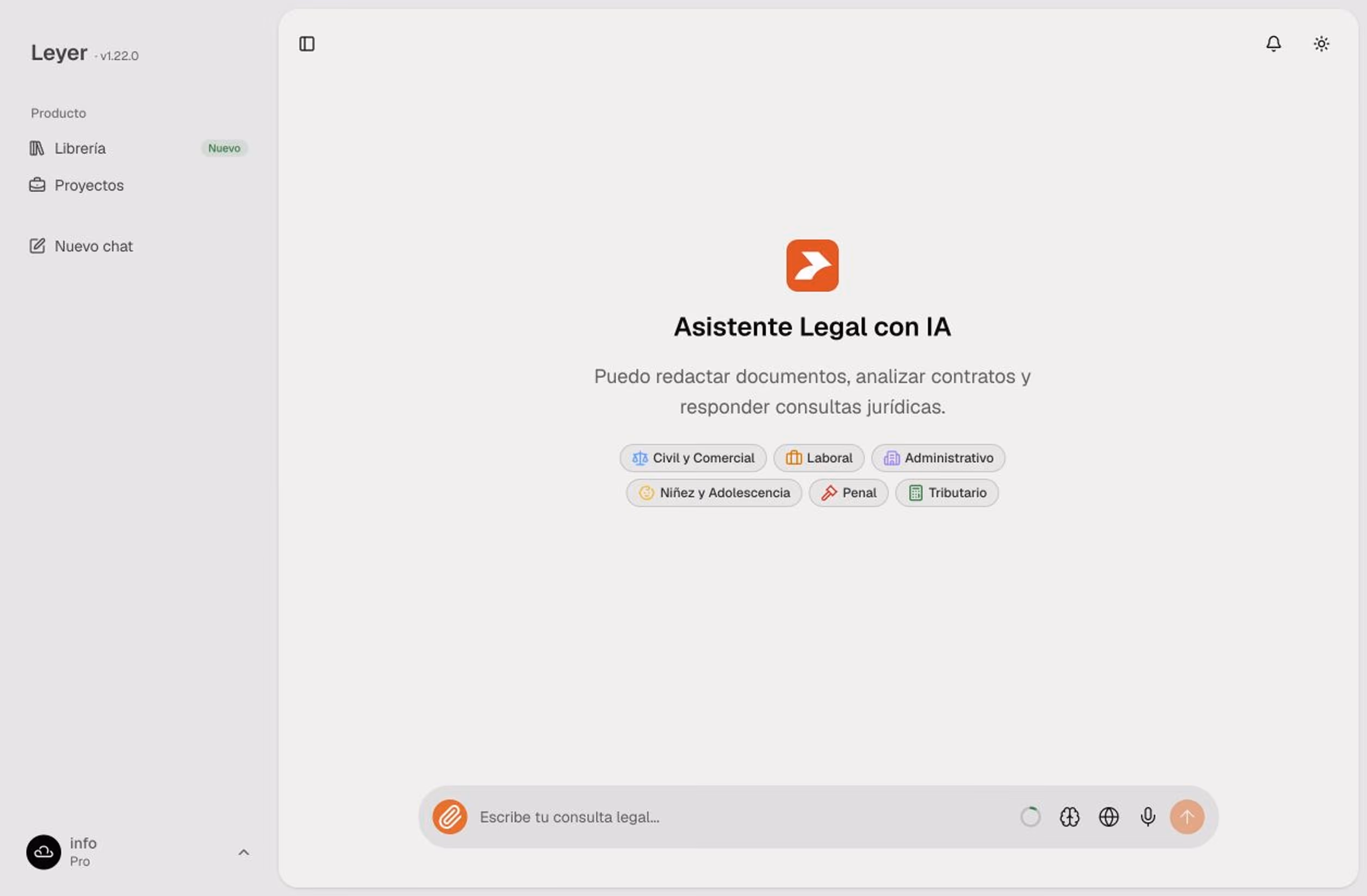 Captura del chat de Leyer